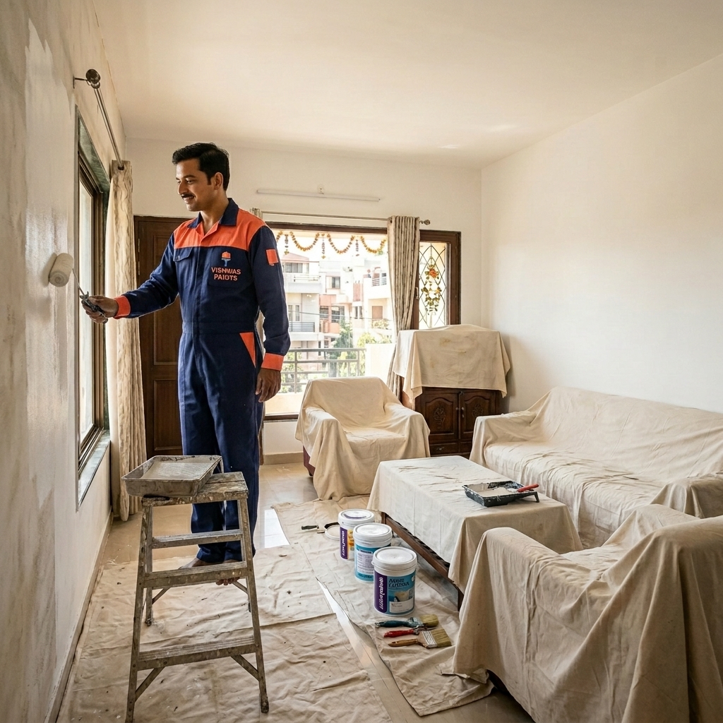 Interior painting services in Indore - Vishwas Paints