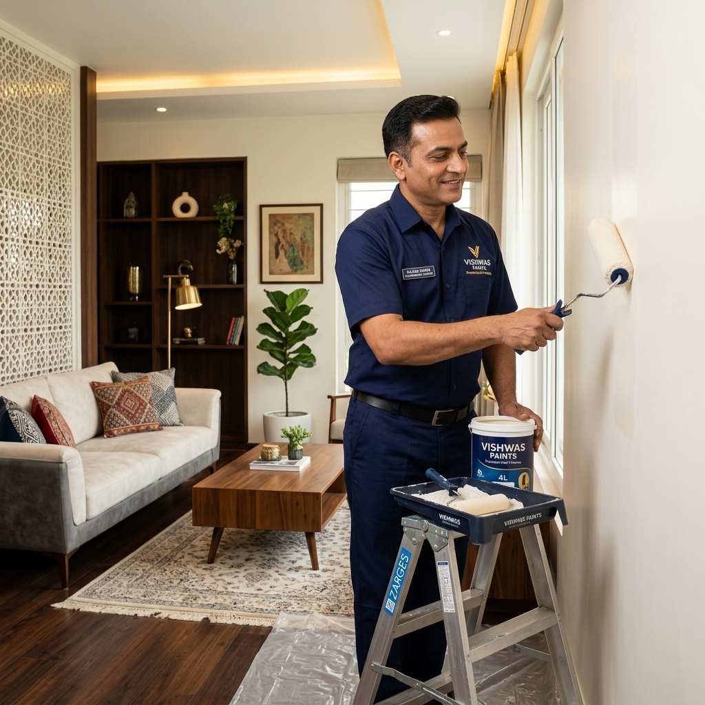 Expert Home Interior Painting by Vishwas Homes