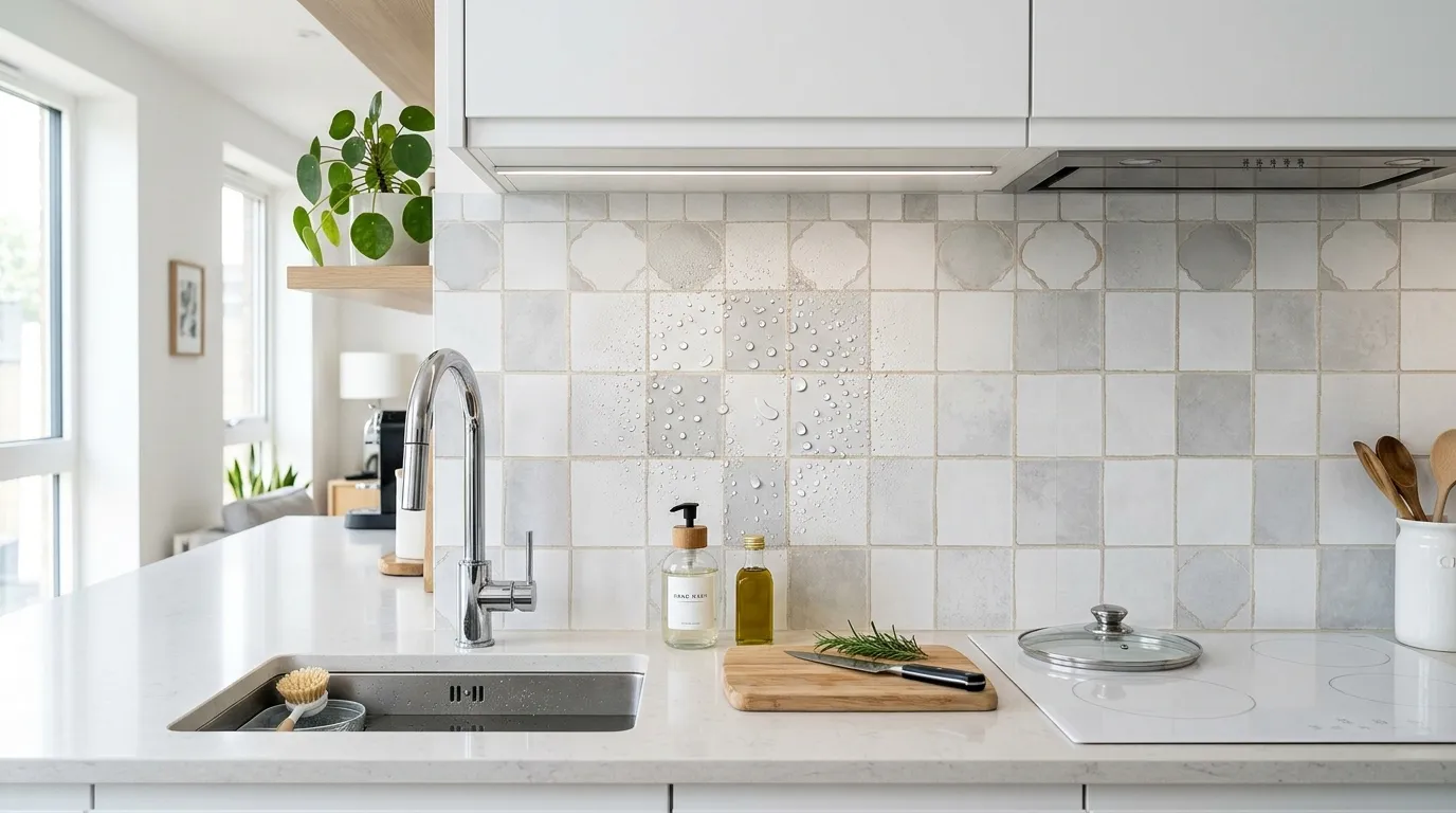 Washable Kitchen and Bathroom Wallpaper
